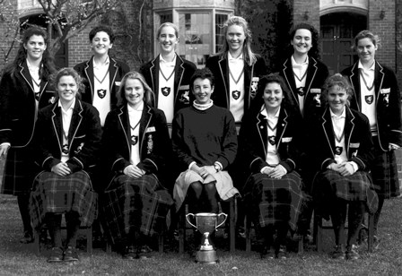 Girls 1st VII Netball, 1993 APS Premiers.